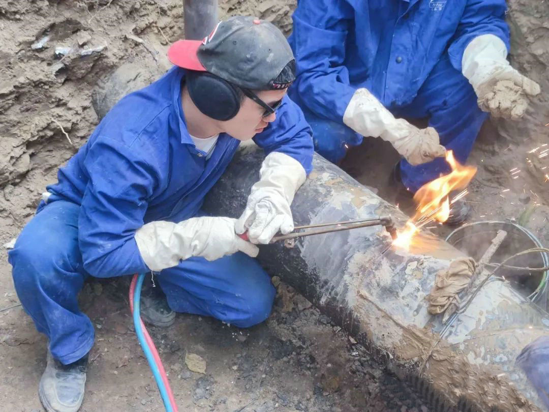 花家地和道家园燃气改管改造施工 花家地和道家园燃气改管改造施工