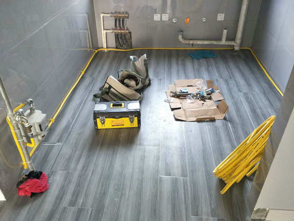 业主改燃气管设计橱柜为U型 业主改燃气管设计橱柜为U型